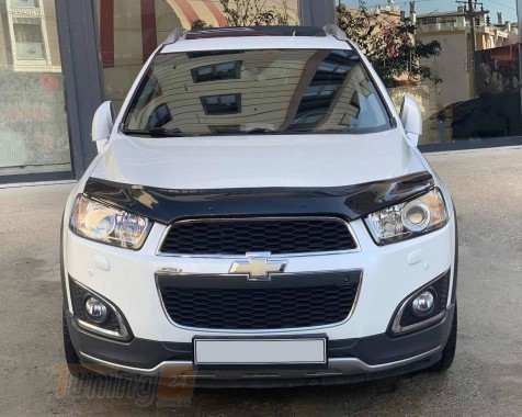 EuroCap Дефлектор капоту Мухобойка EuroCap на Chevrolet Captiva 2013-2018 - Зображення 1