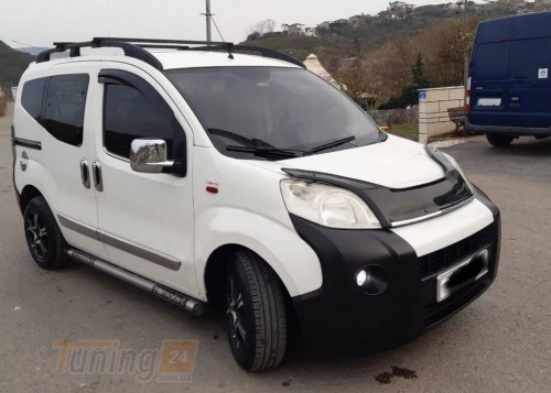 EuroCap Дефлектор капота EuroCap Мухобойка на Fiat Qubo 2008+ - Картинка 4