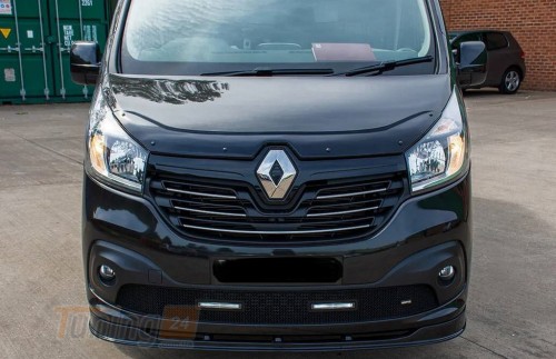 EuroCap Дефлектор капоту Мухобойка EuroCap на Renault Trafic 2014-2019 - Зображення 4