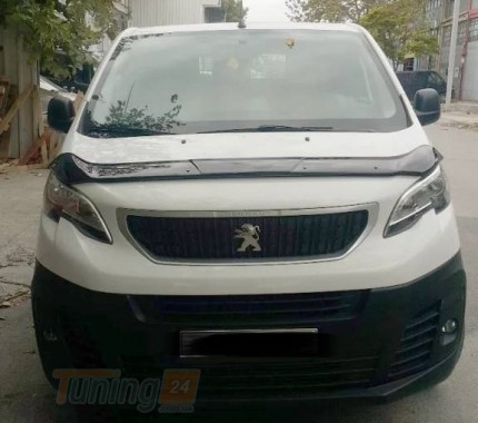 EuroCap Дефлектор капота EuroCap Мухобойка на Peugeot Traveller 2016+ - Картинка 2