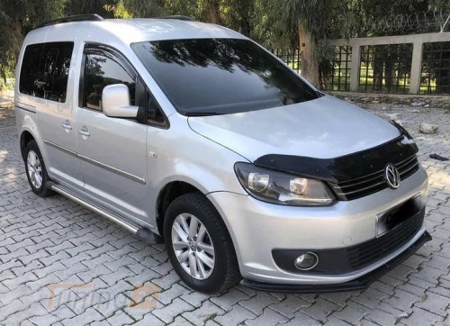 EuroCap Дефлектор капоту Мухобойка EuroCap на Volkswagen Caddy 3 2010-2015 - Зображення 2