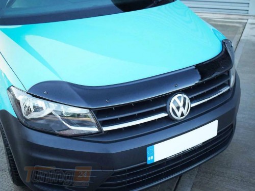 EuroCap Дефлектор капота EuroCap Мухобойка на Volkswagen Caddy 4 2015-2020 - Картинка 1