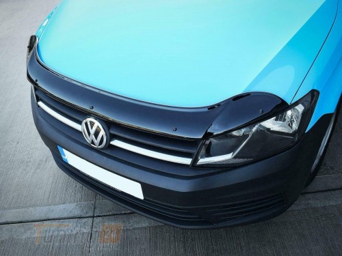 EuroCap Дефлектор капота EuroCap Мухобойка на Volkswagen Caddy 4 2015-2020 - Картинка 4