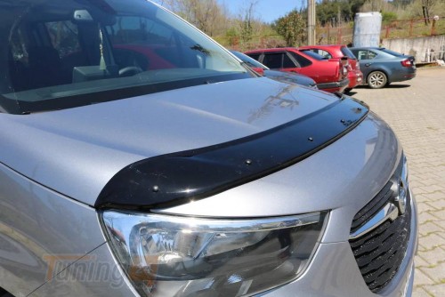EuroCap Дефлектор капота EuroCap Мухобойка на Opel Combo E 2019+ - Картинка 4