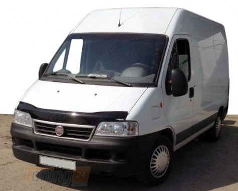 EuroCap Дефлектор капоту EuroCap Мухобійка на Fiat Ducato 2002-2006 - Зображення 1