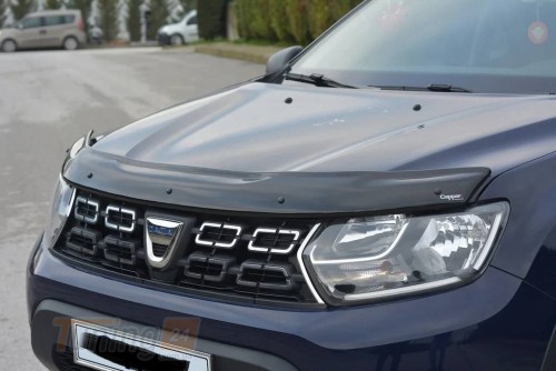 EuroCap Дефлектор капота EuroCap Мухобойка на Dacia Duster 2018+ - Картинка 4