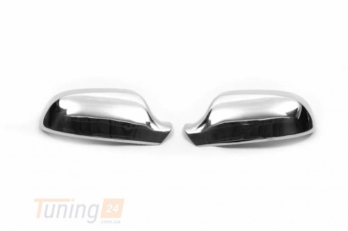 Carmos Хром накладки на зеркала Carmos из нержавейки для Audi A4 B8 2010-2015 Хром зеркал Ауди А4 В8 2шт - Картинка 1