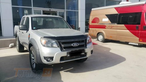 EuroCap Дефлектор капота Мухобойка EuroCap на Ford Ranger 2009-2011 - Картинка 3