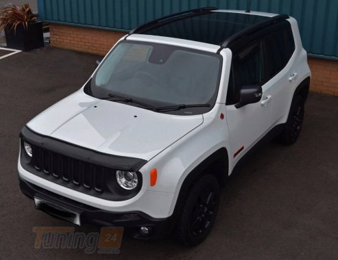 EuroCap Дефлектор капота EuroCap Мухобойка на Jeep Renegade 2014+ - Картинка 2