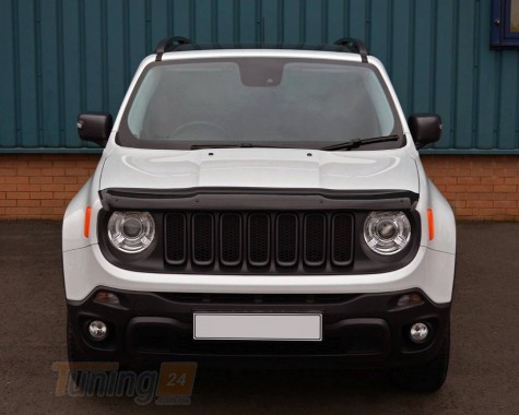 EuroCap Дефлектор капота EuroCap Мухобойка на Jeep Renegade 2014+ - Картинка 4