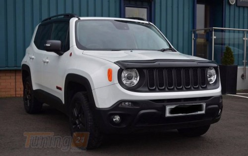 EuroCap Дефлектор капоту Flycatcher EuroCap на Jeep Renegade 2021р  - Зображення 1