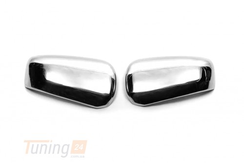 Carmos Хром накладки на зеркала Carmos из нержавейки для Renault Express 2021+ Хром зеркал Рено Экспресс 2шт - Картинка 1