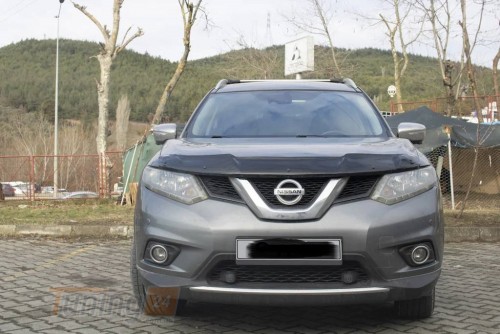 EuroCap Дефлектор капота EuroCap Мухобойка на Nissan Rogue 2018-2020 - Картинка 1