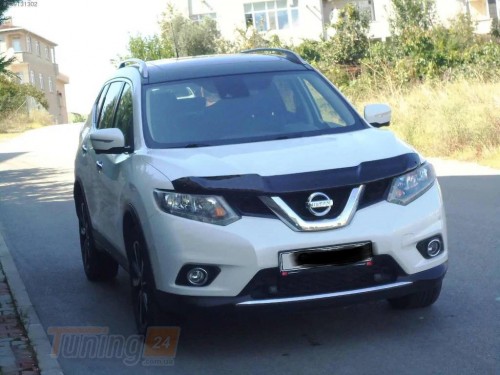 EuroCap Дефлектор капота Мухобойка EuroCap на Nissan Rogue 2018-2020 - Картинка 4