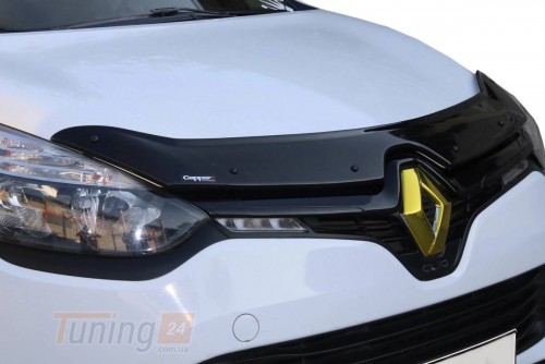 EuroCap Дефлектор капота EuroCap Мухобойка на Renault Clio 4 2012-2019 - Картинка 4