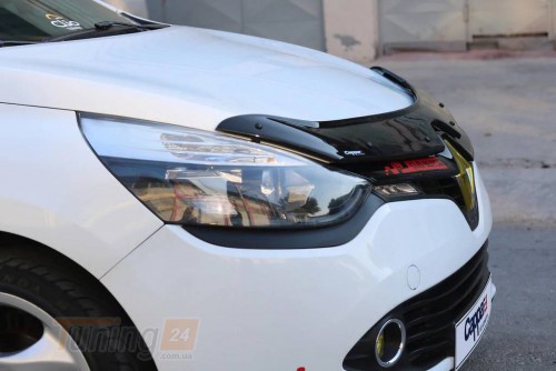 EuroCap Дефлектор капота EuroCap Мухобойка на Renault Clio 4 2012-2019 - Картинка 5