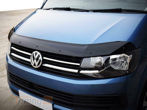 EuroCap Дефлектор капота EuroCap Мухобойка на Volkswagen T6 2015+ - Картинка 3