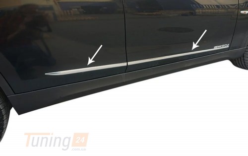 Omsa Хром молдинг дверной Omsa Line из нержавейки для BMW X1 E84 2012-2015 Хром молдинг на БМВ Х1 Е84 4шт - Картинка 1