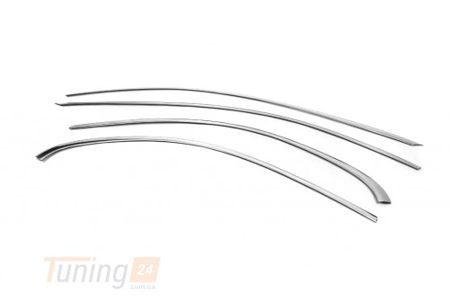 Omsa Хром молдинг верхней окантовки стекол Omsa Line для Mercedes C-сlass W205 2014-2021 Хром молдинг на Мерседес C W205 4шт - Картинка 3