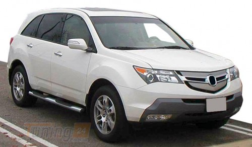 Can-Otomotiv Бічні пороги труби з проступом D60 для Acura MDX 2 2006-2013 - Зображення 1