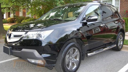 Can-Otomotiv Бічні пороги труби з проступом D60 для Acura MDX 2 2006-2013 - Зображення 2