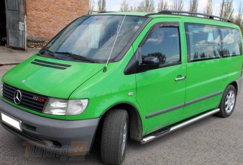 Can-Otomotiv Бічні пороги труби з проступом D60 для Mercedes-Benz Vito W638 1996-2003 - Зображення 2