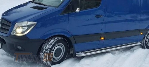 Can-Otomotiv Боковые пороги площадки D51 для Mercedes-benz Sprinter W906 2006-2013 короткая база - Картинка 2