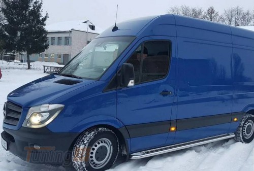 Can-Otomotiv Боковые пороги площадки D51 для Mercedes-benz Sprinter W906 2006-2013 короткая база - Картинка 3