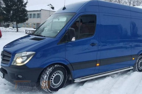 Can-Otomotiv Боковые пороги площадки D51 для Mercedes-benz Sprinter W906 2006-2013 короткая база - Картинка 4