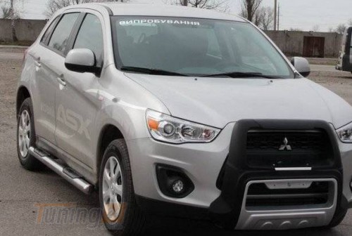 Can-Otomotiv Боковые пороги трубы с проступью D60 для Mitsubishi ASX 2010-2012 - Картинка 4