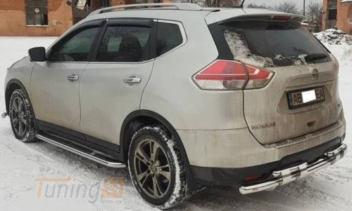 Can-Otomotiv Боковые пороги площадки D60 для Nissan Rogue 2014+ - Картинка 4