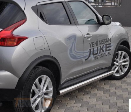 Can-Otomotiv Боковые пороги трубы с проступью D60 для Nissan Juke 2014-2019 - Картинка 2