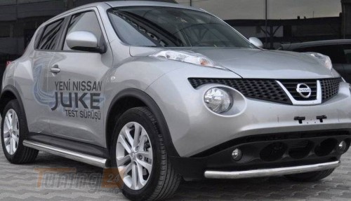 Can-Otomotiv Боковые пороги трубы с проступью D60 для Nissan Juke 2014-2019 - Картинка 3