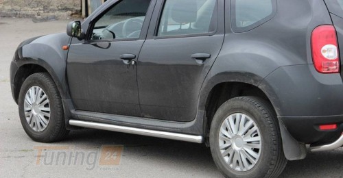 Can-Otomotiv Боковые пороги трубы D60 для Renault Duster 2018+ - Картинка 1