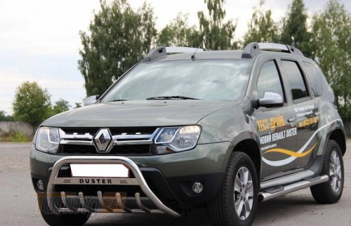 Can-Otomotiv Боковые пороги трубы с проступью D60 для Renault Duster 2018+ - Картинка 6