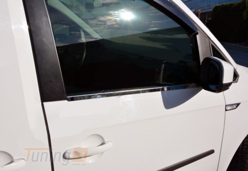 Carmos Хром молдинг нижней окантовки стекол для Volkswagen Caddy 2015-2020 2шт - Картинка 1