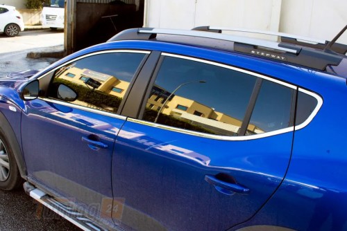 Omsa Хром молдинги полной окантовки стекол для Dacia Sandero 2021+ из нержавейки 14шт - Картинка 1