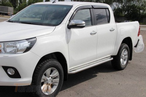 Can-Otomotiv Боковые пороги площадки D51 для Toyota Hilux 2015-2019 - Картинка 3