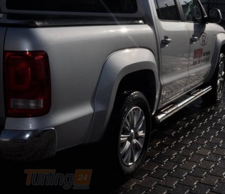 Can-Otomotiv Бічні пороги труби з проступом D60 для Volkswagen Amarok 2010-2016 - Зображення 2