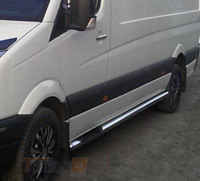 Can-Otomotiv Боковые пороги трубы с проступью D60 для Volkswagen Crafter 2006-2016 средняя база - Картинка 2