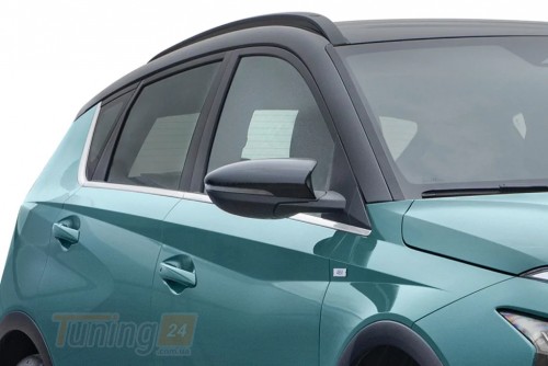 Carmos Хром молдинг нижней окантовки стекол для Hyundai Bayon 2021+ из нержавейки 8шт - Картинка 1