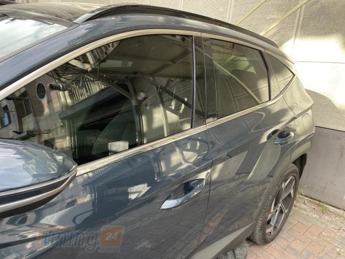 Omsa Хром молдинг нижней окантовки стекол для Hyundai Tucson NX4 2021+ из нержавейки 6шт - Картинка 2