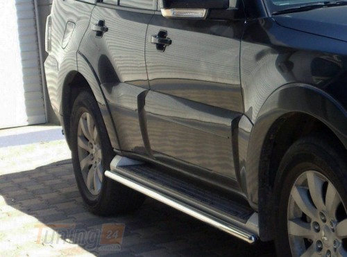 Can-Otomotiv Защита штатного порога Окантовка для Mitsubishi Pajero 4 2014+ - Картинка 1