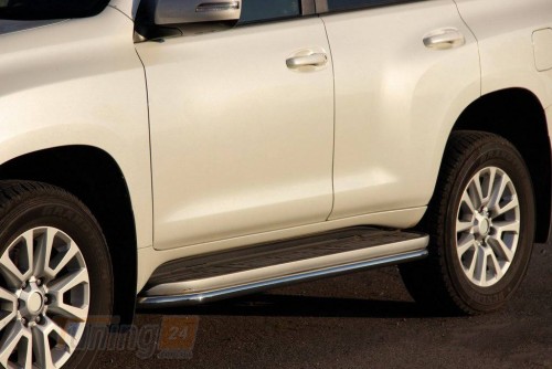 Can-Otomotiv Защита штатного порога Окантовка для Toyota Land Cruiser Prado 150 2018+ - Картинка 1