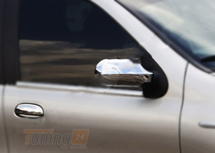Carmos Хром накладки на зеркала Carmos из ABS-пластика для Fiat Albea 2011+ 2шт - Картинка 3